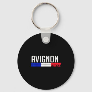 Avignon France Flag Travel Souvenir For Locals And Key Ring
