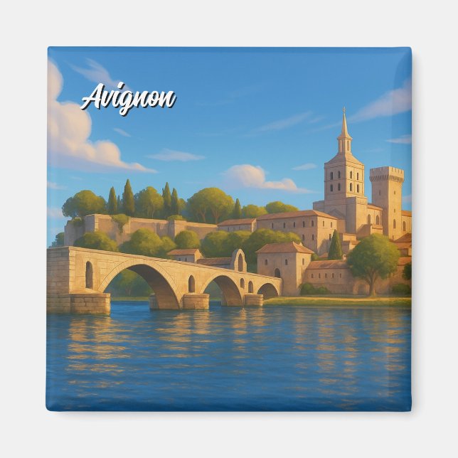Avignon France Palais des Papes Magnet (Front)