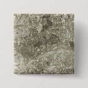 Avignon, Orange 15 Cm Square Badge