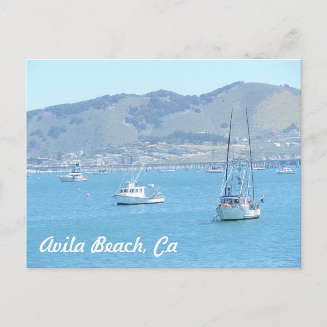 Avila Beach, CA Postcard (Front)
