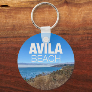 Avila Beach California Overlook Photography Key Ring