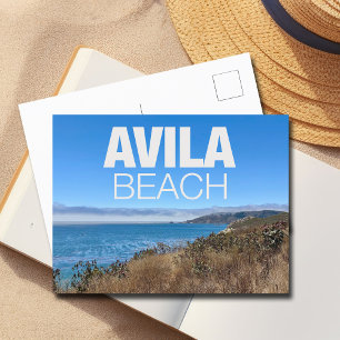 Avila Beach California Overlook Photography Postcard