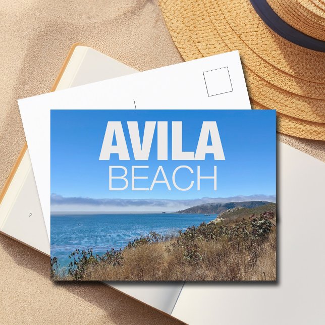 Avila Beach California Overlook Photography Postcard (Creator Uploaded)