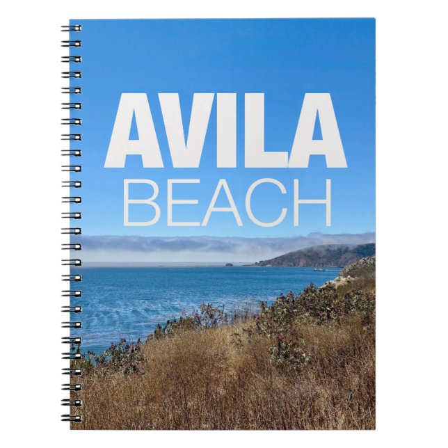 Avila Beach California Photography Notebook (Front)