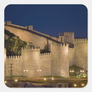 Avila, Castile and Leon, Spain Square Sticker