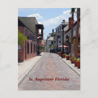 Aviles street St. Augustine, Florida Postcard