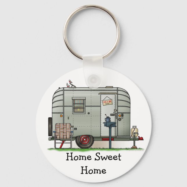 Avion Camper Trailer HSH Key Ring (Front)