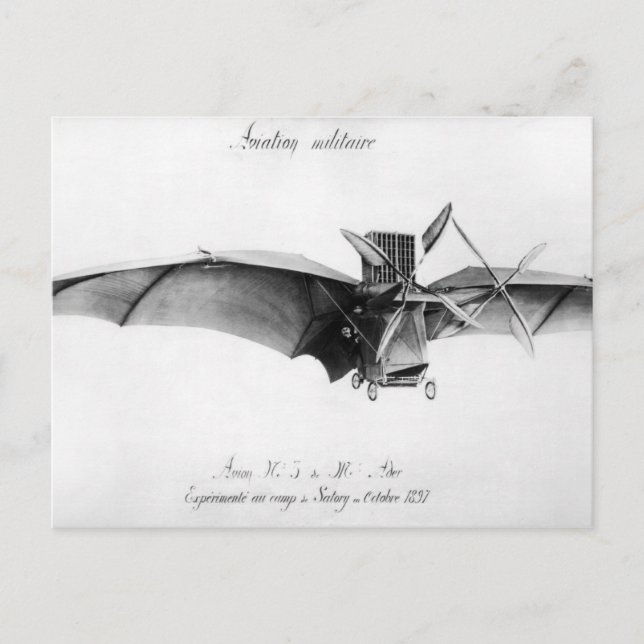 Avion III, 'The Bat' Postcard (Front)