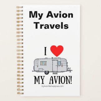Avion Travel Log Notebook Planner