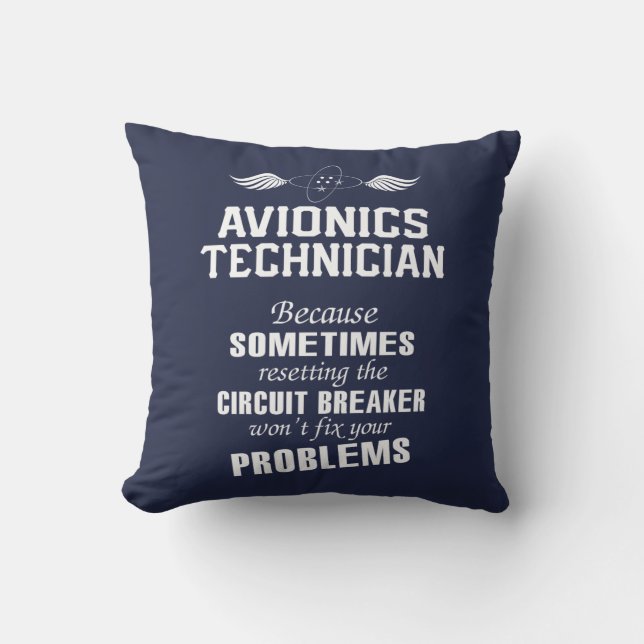Avionics Technician Cushion (Front)
