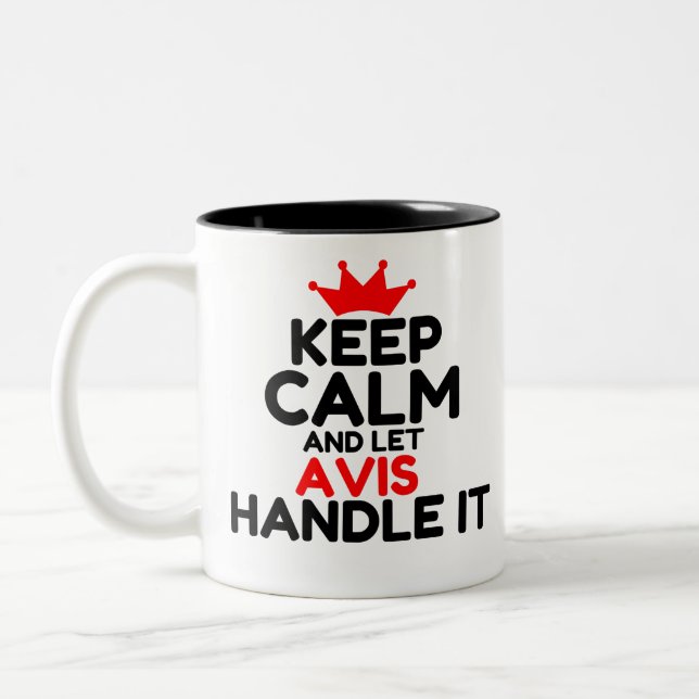 AVIS Two-Tone COFFEE MUG (Left)