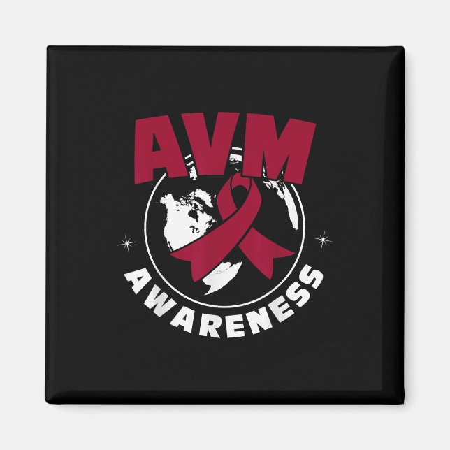 Avm Awareness Arteriovenous Malformation  Magnet (Front)