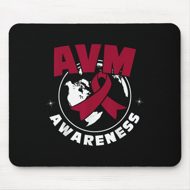 Avm Awareness Arteriovenous Malformation  Mouse Pad (Front)