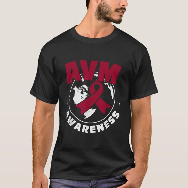 Avm Awareness Arteriovenous Malformation  T-Shirt (Front)