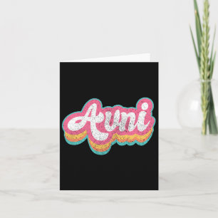 Avni First Name Girl Vintage 70s 80s Personalised Card