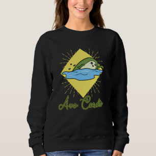 Avo Cardio heart fitness sport swimming vegan vege Sweatshirt