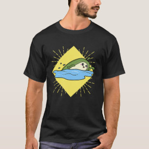 Avo Cardio heart fitness sport swimming vegan vege T-Shirt