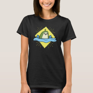 Avo Cardio heart fitness sport swimming vegan vege T-Shirt