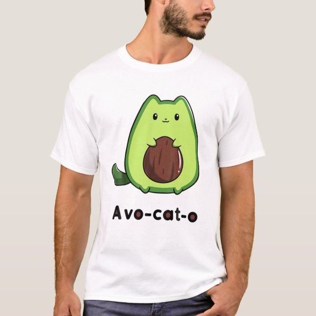 Avo-Cat-O Classic Arts Avocados T-Shirt (Front)