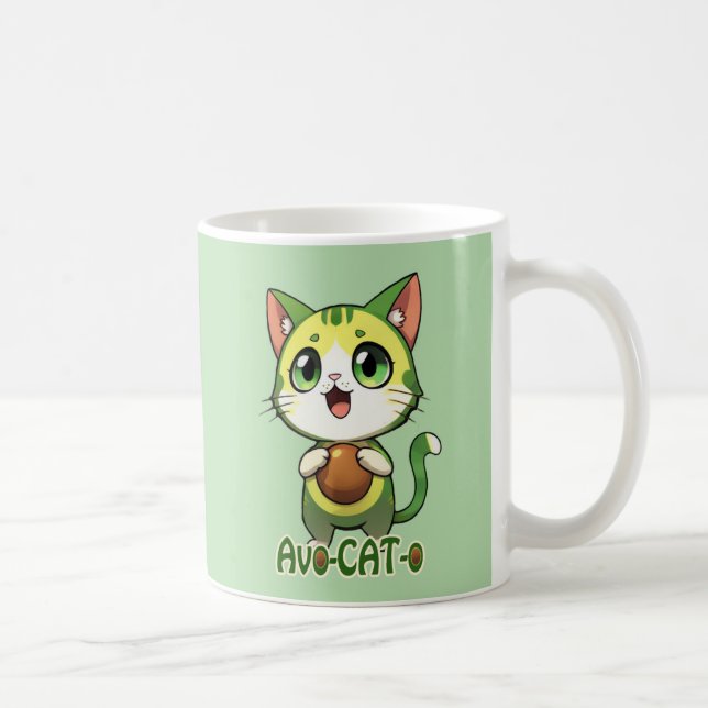 Avo-CAT-o Coffee Mug (Right)