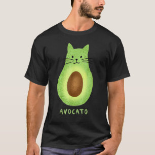 Avo Catto Cute Avocado Cat Pun T-Shirt