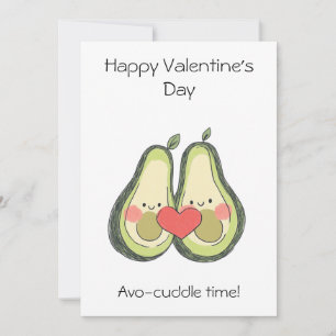 Avo-Cuddle Time! – Cute Valentine’s Day Card