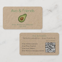 Avo & Friends | Avocado Logo Healthy Food  -