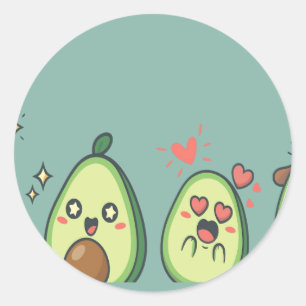 Avo Good Day Classic Round Sticker