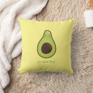 Avo Good Day Punny Avocado Cushion