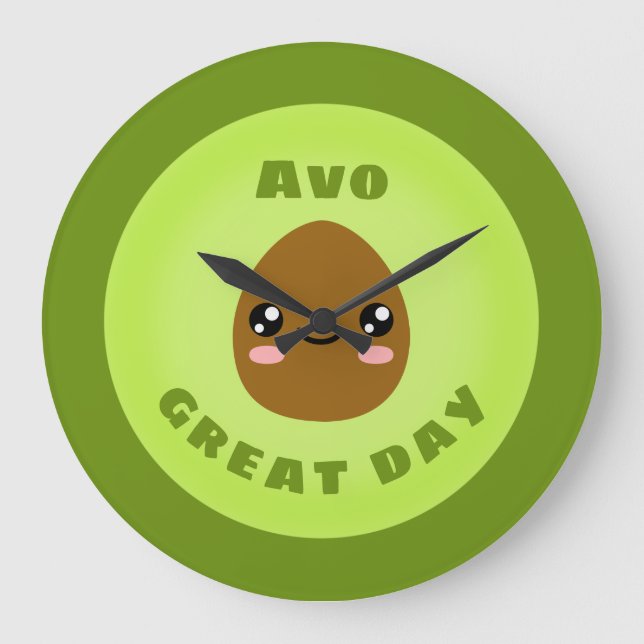 Avo Great Day Large Clock (Front)