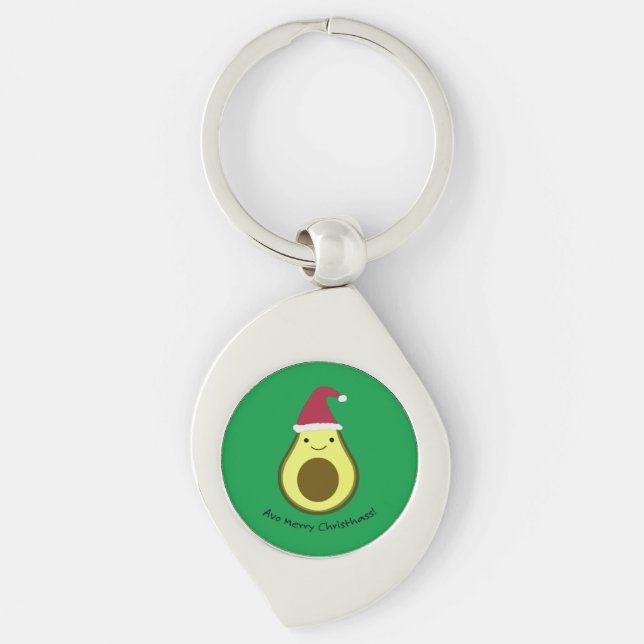 Avo Merry Christhass Avocado Key Ring (Front)