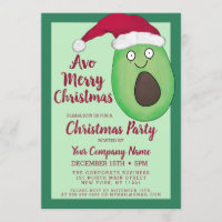 Avo Merry Quote Avocado Santa Corporate Christmas