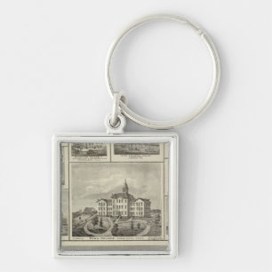 Avoca Penn College, Oskaloosa buildings in Dexter Key Ring