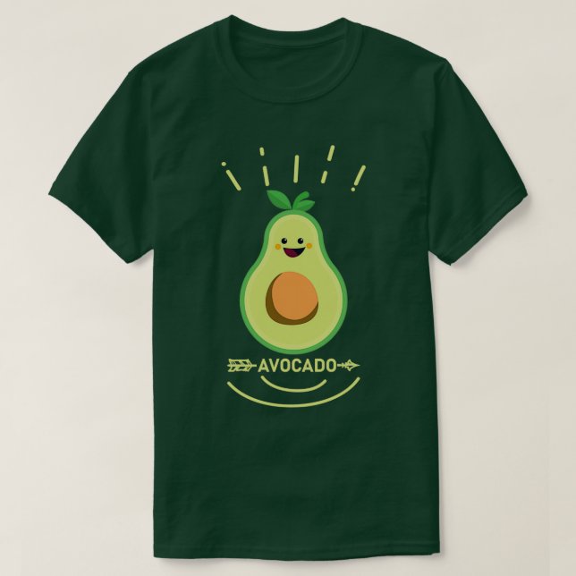 Avocado 16 T-Shirt (Design Front)