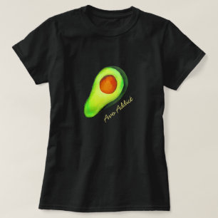 Avocado addict green cute art T-Shirt