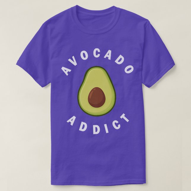 Avocado Addict Holy Guacamole Lover World Vegan Ve T-Shirt (Design Front)