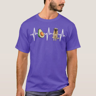Avocado Anatolian Shepherd Dog Heartbeat Dog Lover T-Shirt