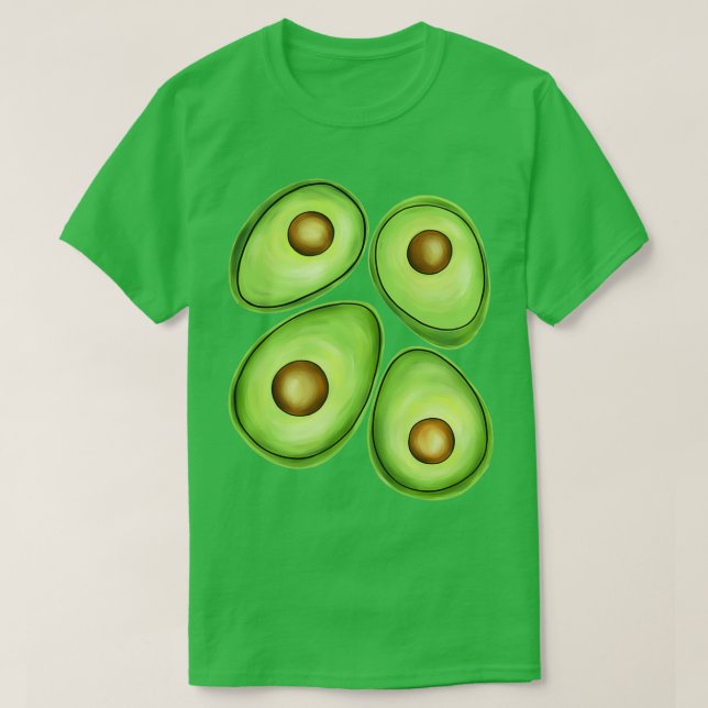 Avocado and Avocados T-Shirt (Design Front)