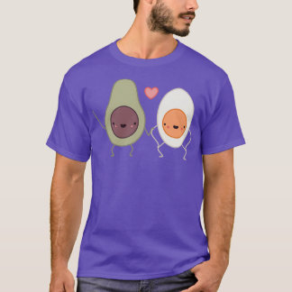 Avocado and Egg The Lovers T-Shirt