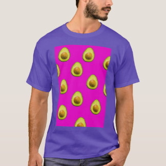 Avocado and pink pattern T-Shirt