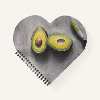 Avocado Art Modern Still Life Breakfast Helthy Fat Notebook