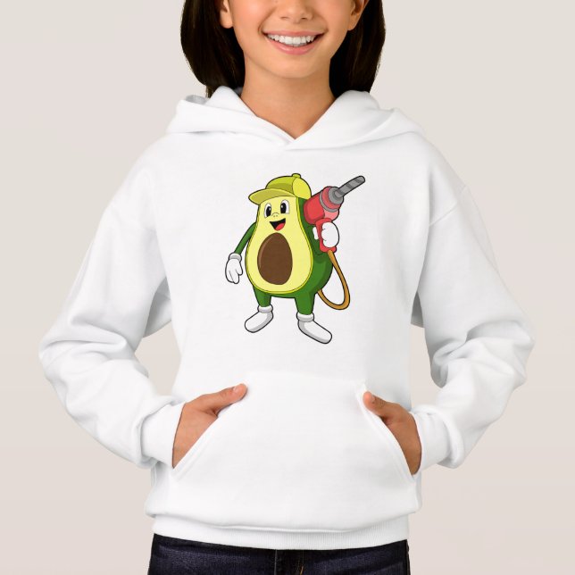 Avocado as Craftsman with Drill (Front)