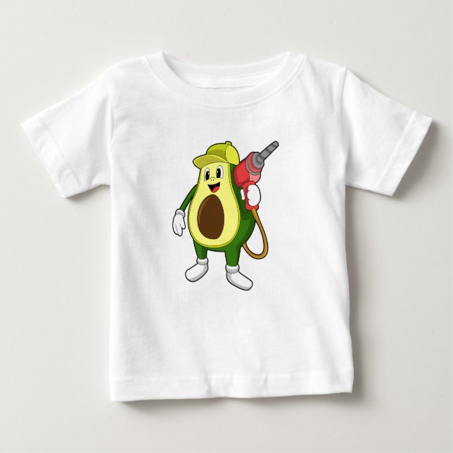 Avocado as Craftsman with Drill Baby T-Shirt (Front)