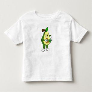 Avocado as Hairdresser with Razor Toddler T-Shirt