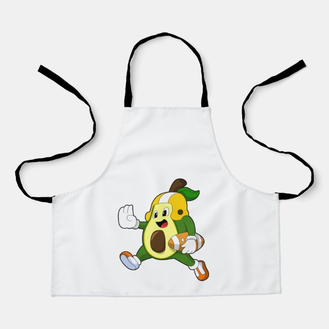 Avocado at Football Sports Apron (Front)