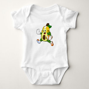 Avocado at Football Sports Baby Bodysuit