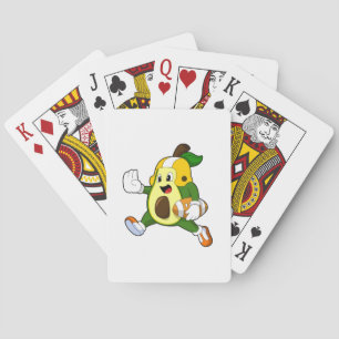 Avocado at Football Sports Playing Cards