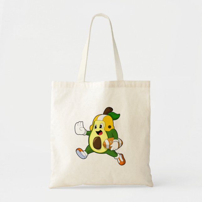 Avocado at Football Sports Tote Bag (Front)