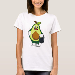 Avocado at Strength training with Dumbbells T-Shirt