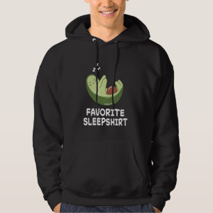 Avocado Avocados Nap Sleeping Sleep Pajama Nightgo Hoodie
